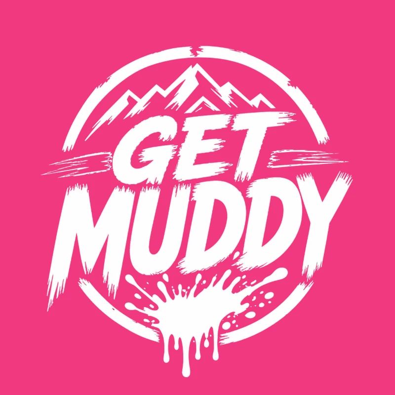 Get Muddy - White Logo