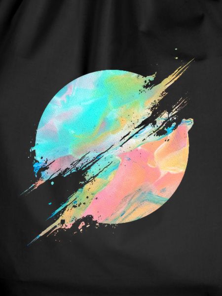 Pastel Rainbow Abstract Splash
