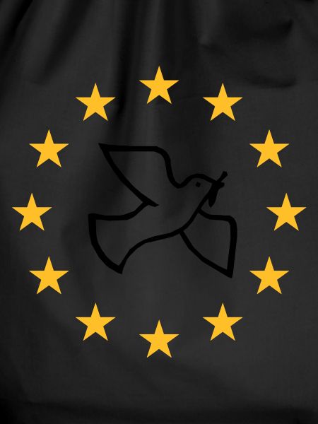 Peace dove in stars