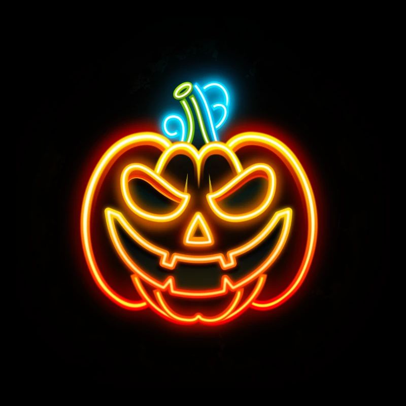 Neon Pumpkin