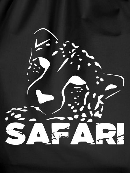Safari Leopard Silhouette