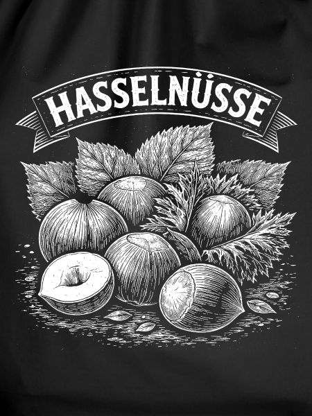 Hazelnuts Banner Illustration