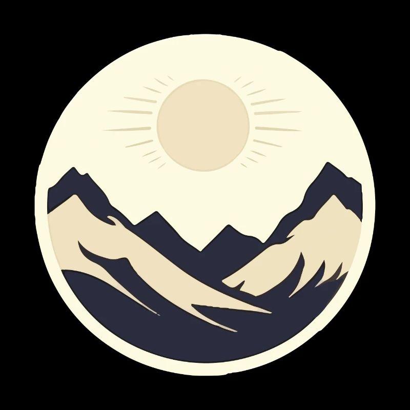 Berge bei Sonnenschein