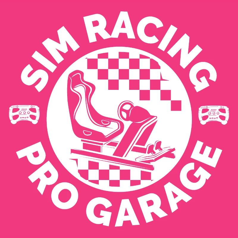 simracing emblem patch sim racer gaming Symbol