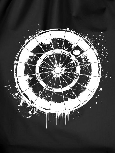 Dartboard Street Art