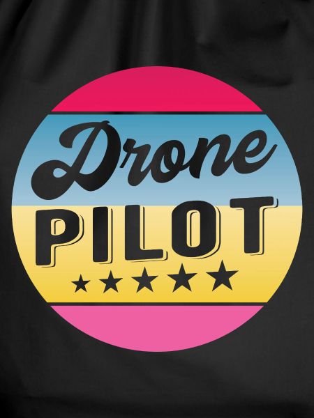 Drone Pilot Drohnenpilot Gradient Badge