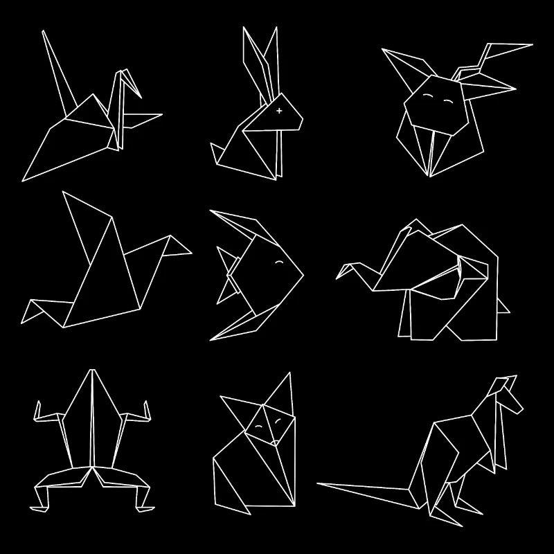 animaux origami