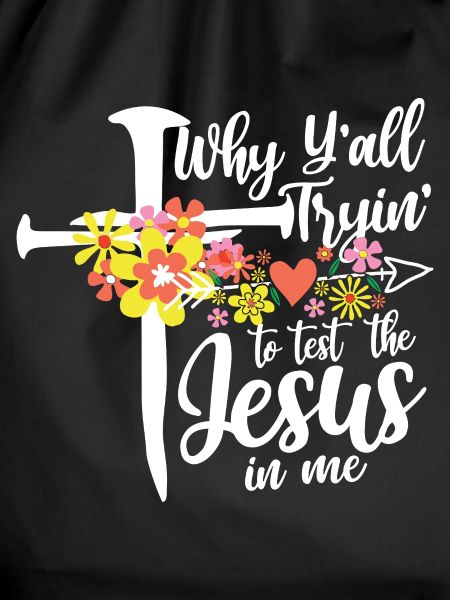 Cross flowers: Jesus in me