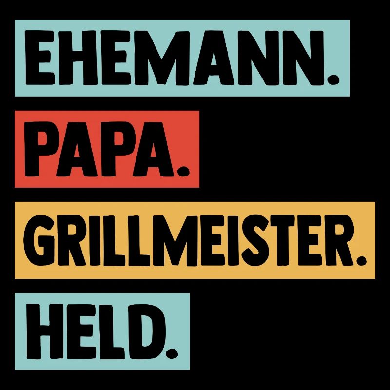 Grill Master Dad Father Hero BBQ Men