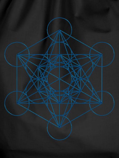 Metatron's Cube - blue