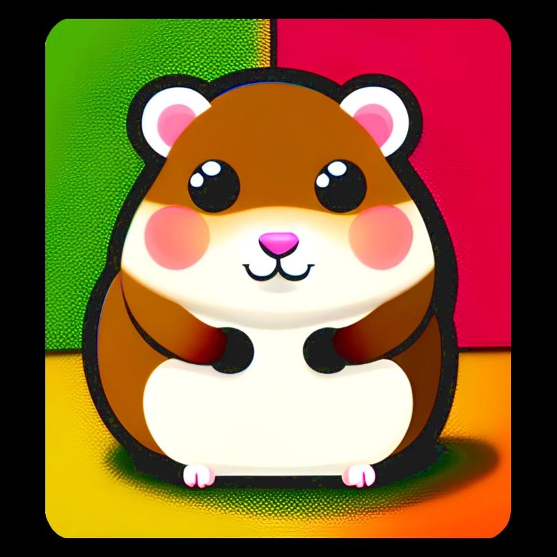 Cute cute fat hamster