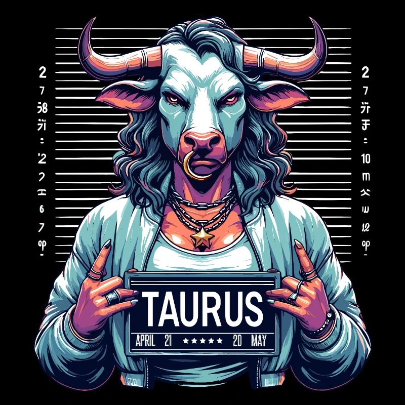 Taurus Zodiac Sign - Powerful Design