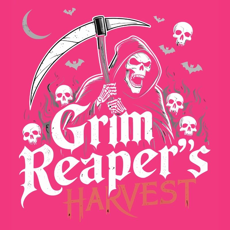 Düsterer Erntesensenmann