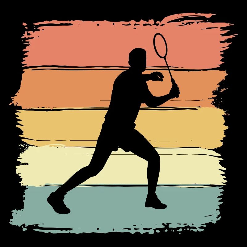Badminton Retro Vintage Badminton Geschenk