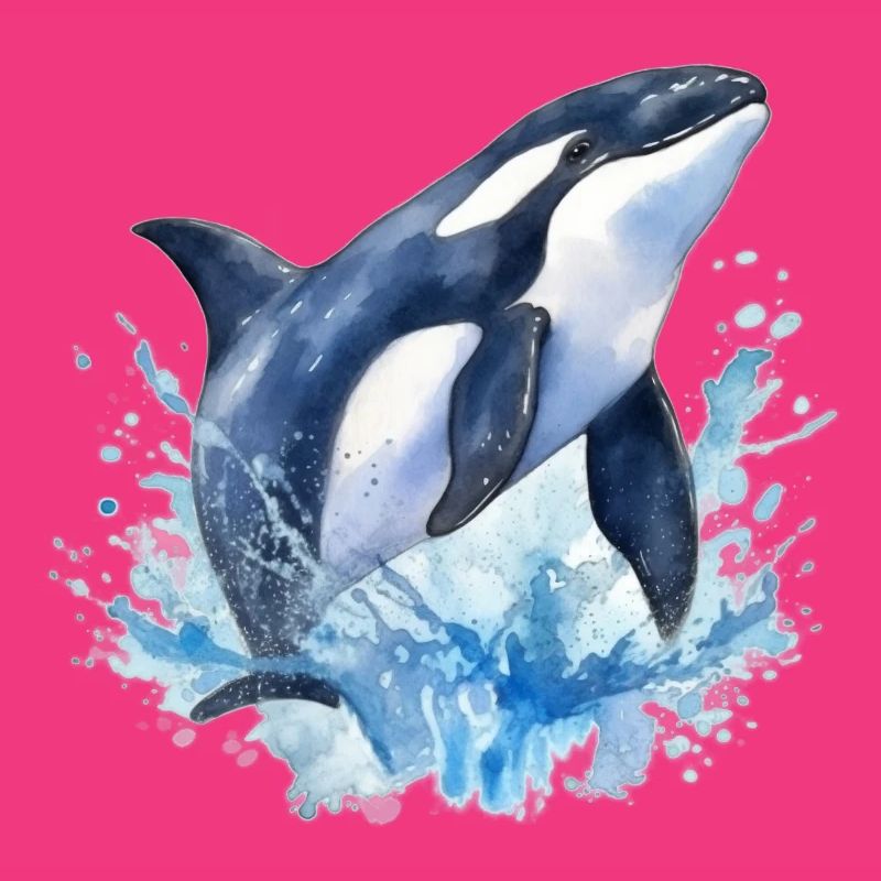 Blauer Orca