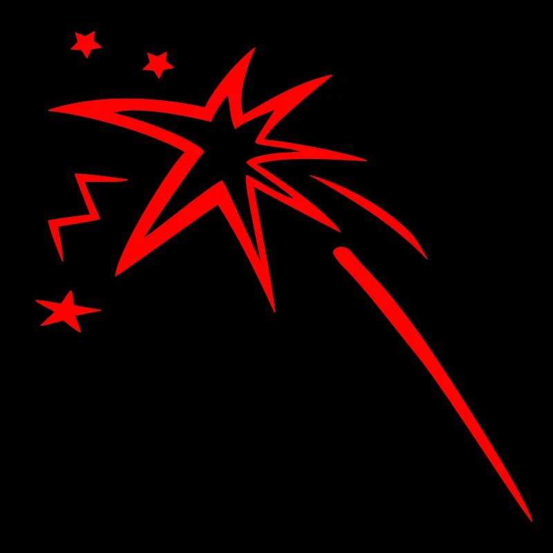 Stars, fireworks, shooting star