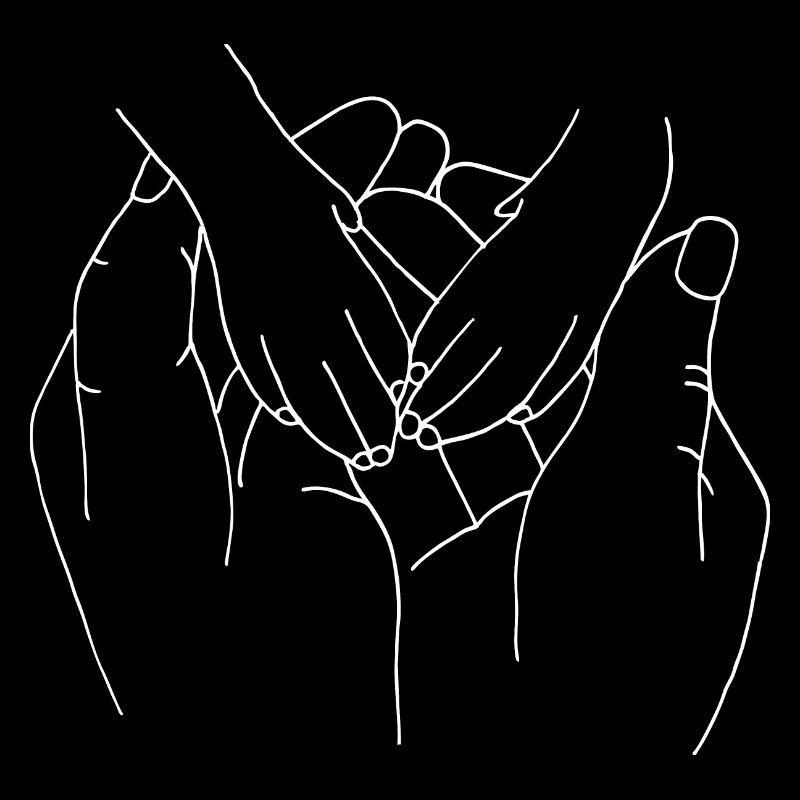 Hand mit Pfote