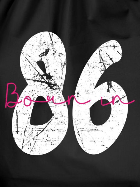 Born in 86 Neon Retro