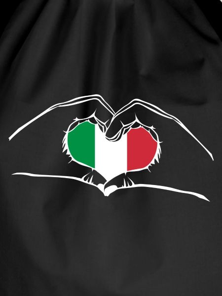 Ich liebe Italien - Herz Hände