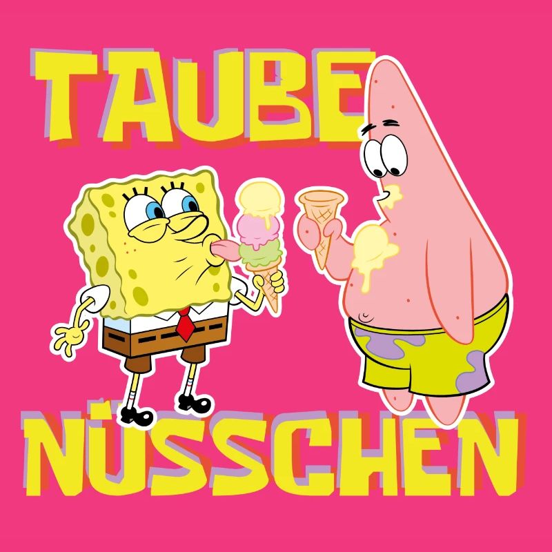 Bob l'Éponge Taube Nüsschen Patrick Eis