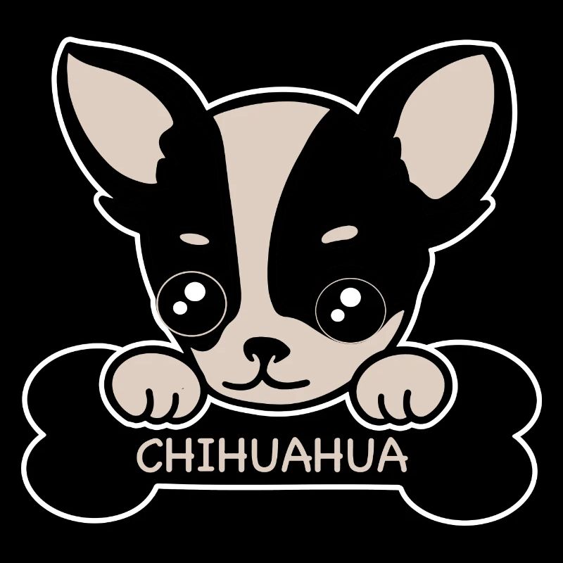 Chihuahua and bones