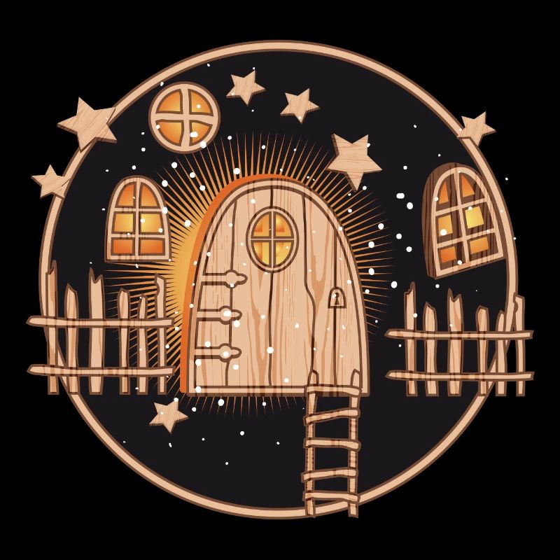 La magie de la porte des lutins à Noël