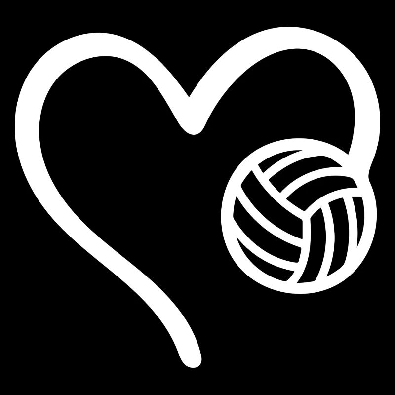 Volleyball Heart