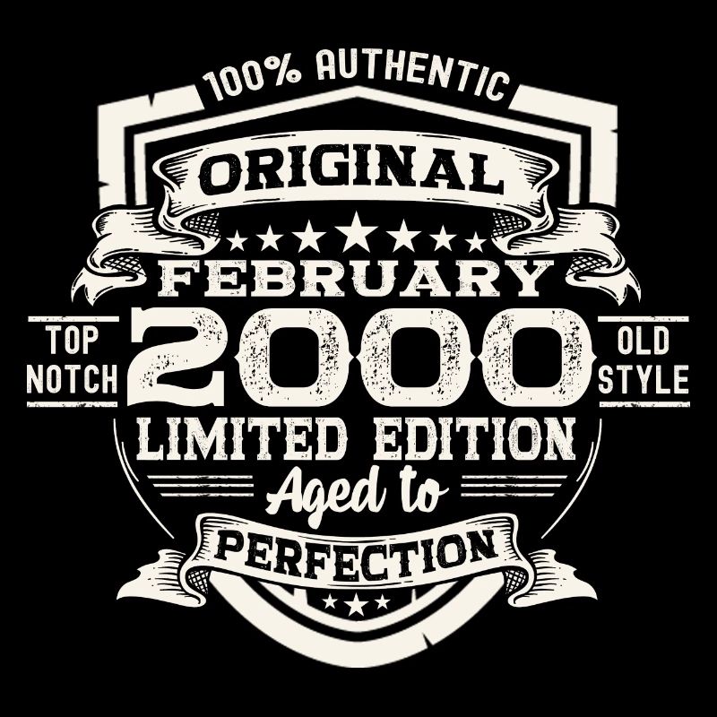 February Year 2000 23rd birthday gift man