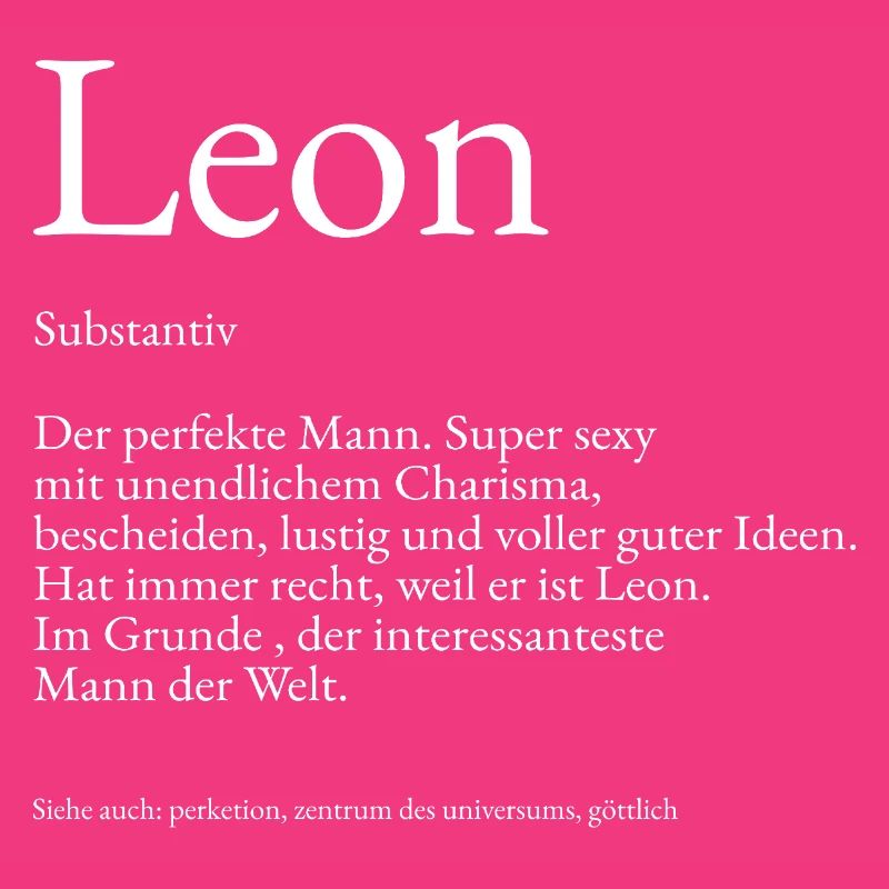 Leon Dictionary Explanation First name Lukas