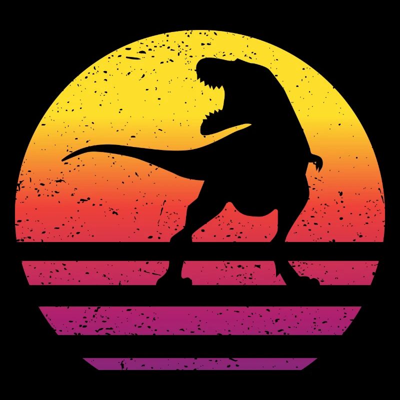 Dinosaurier Retro Style Vintage