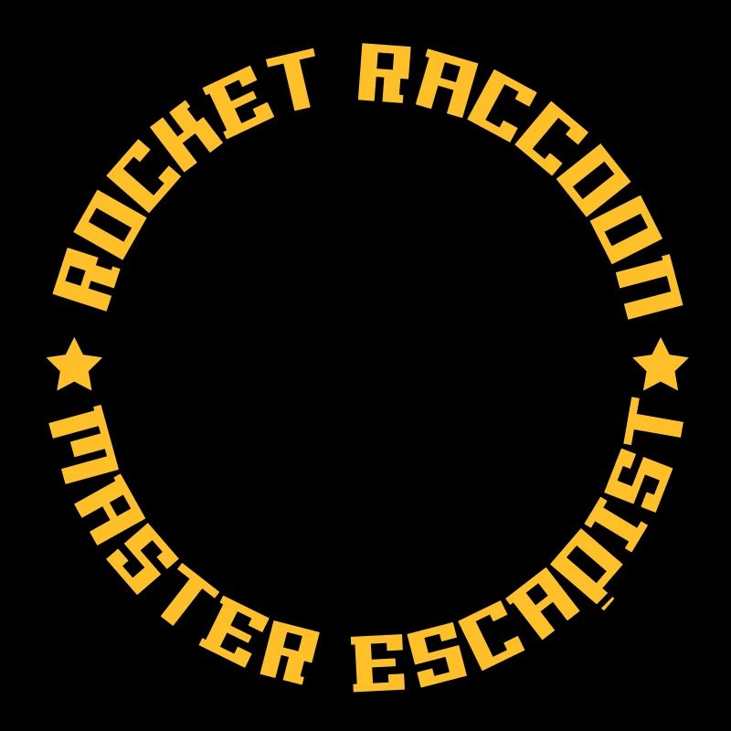 Rocket raccoon logo full