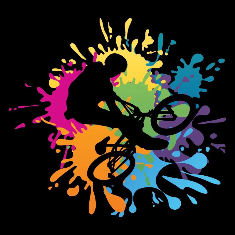 BMX MTB Colour Splash Geschenkidee