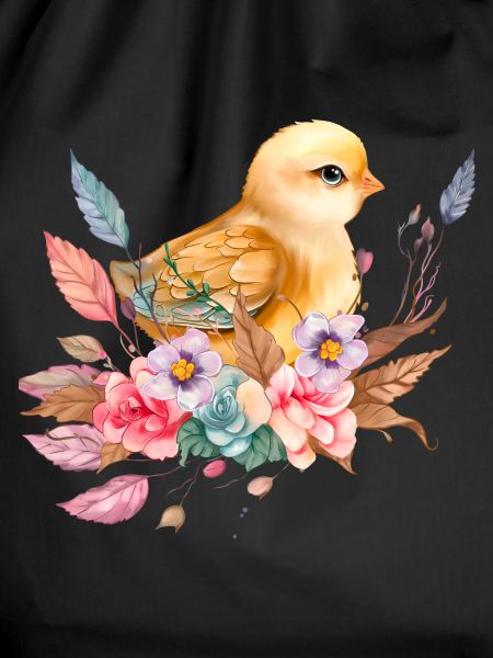 Cute chick nest flowers