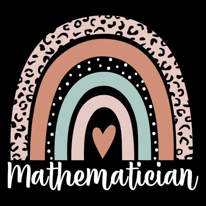Mathematician Rainbow Leopard Funny Mathematician