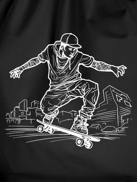 Skateboarder Drawing