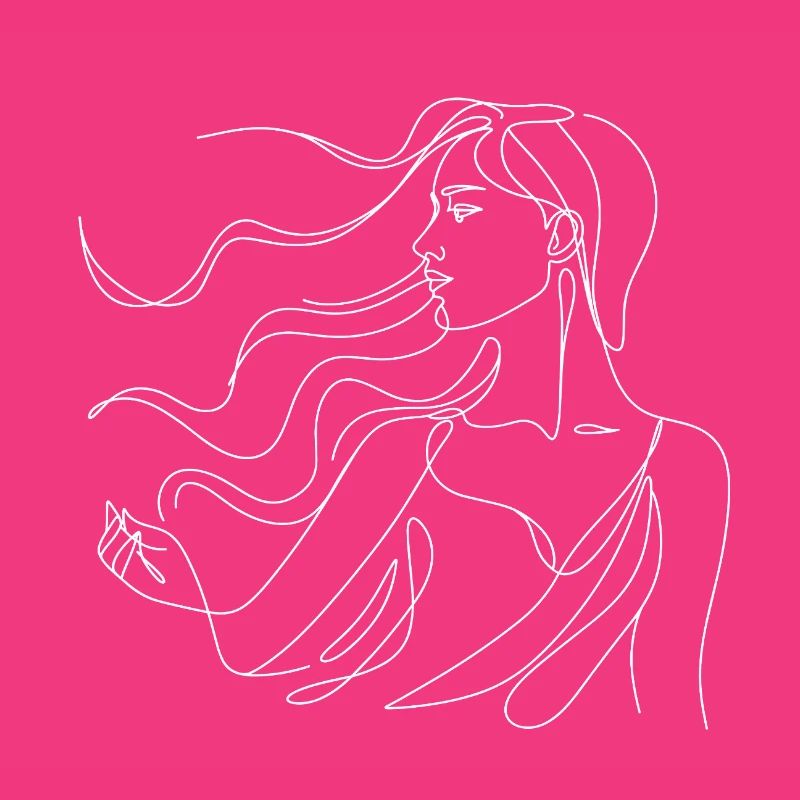 Flowing elegance: timeless beauty