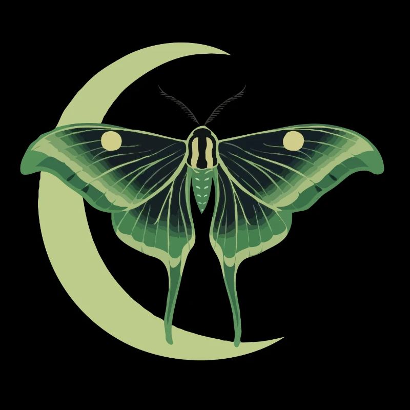 Lunar Moth Actias Luna