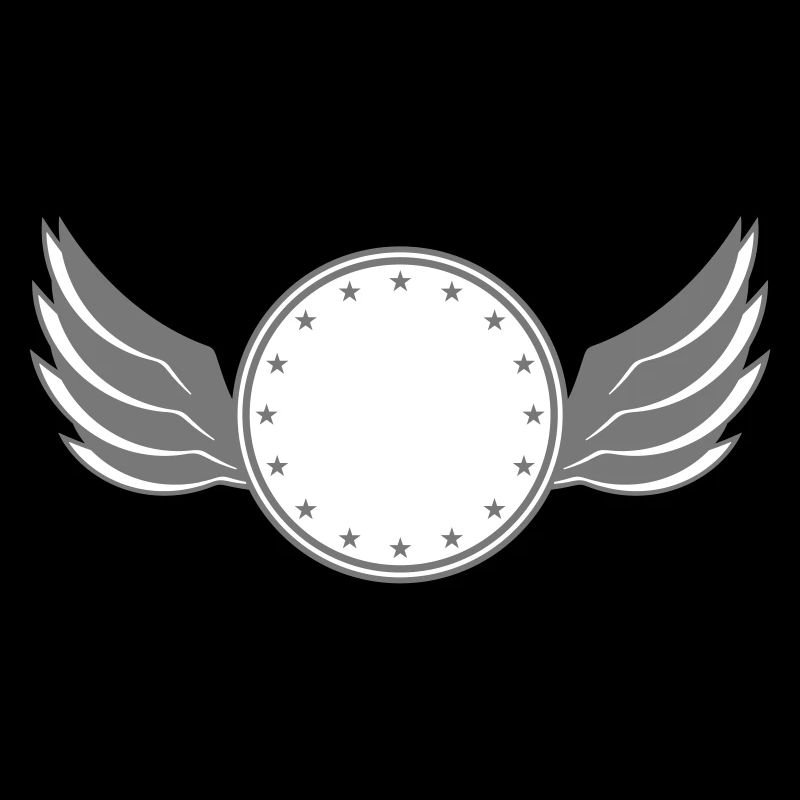 star circle frame round wing ring shield shield
