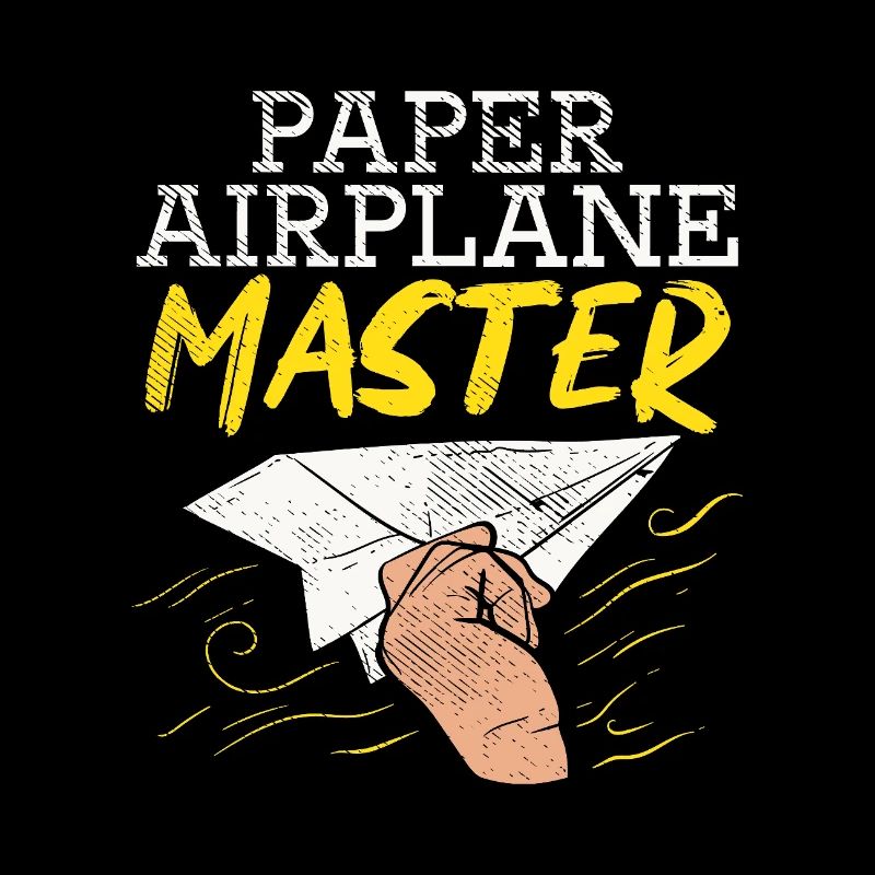 Funny Paper Airplane Master Graphic