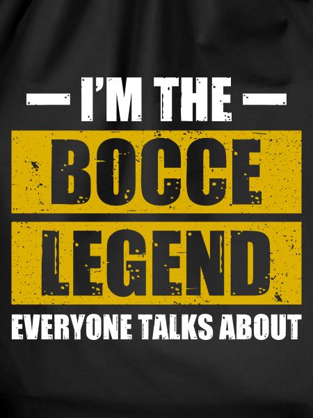 Bocce legend Petanque Boule player
