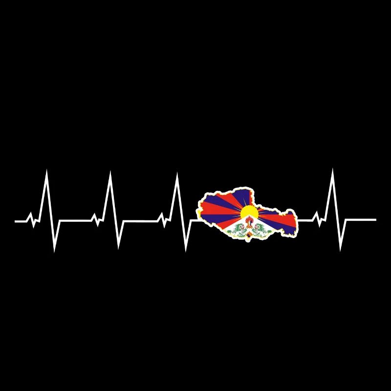 I love Tibet - heartbeat