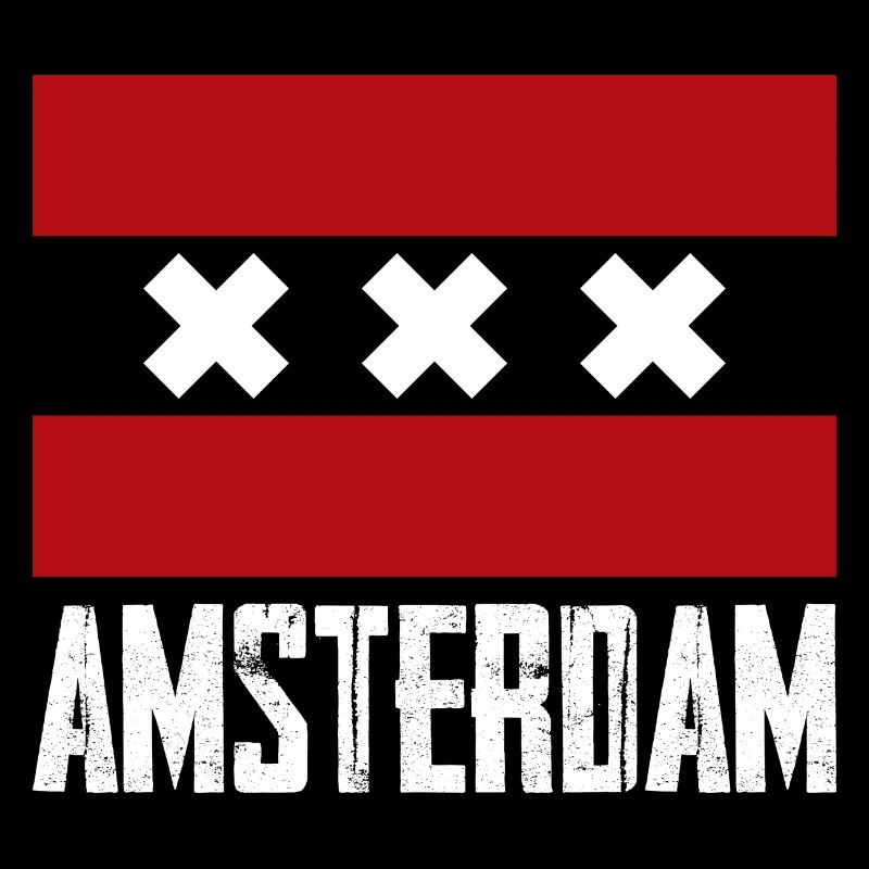 Amsterdam X Gestreiftes Emblem