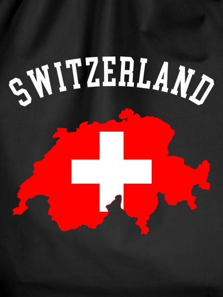 Switzerland Flag Map