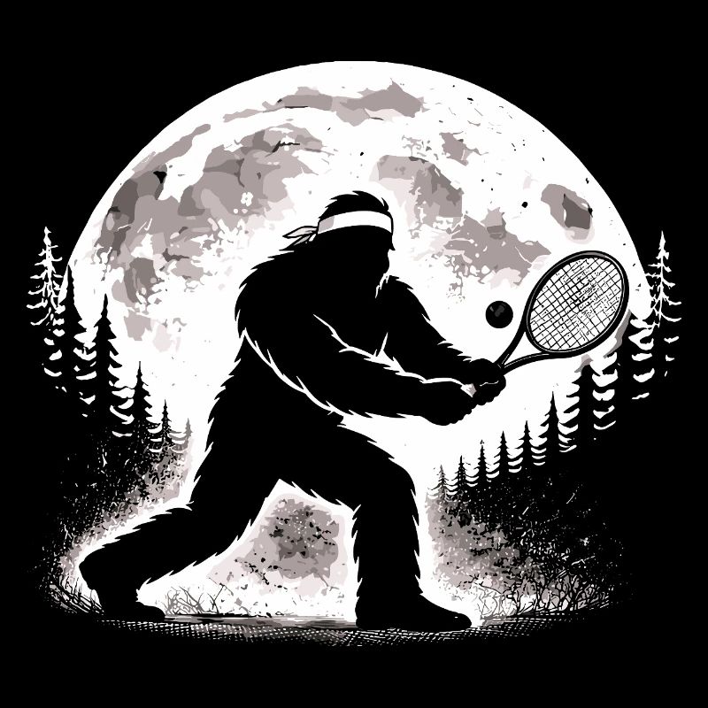 Bigfoot Tennis Player