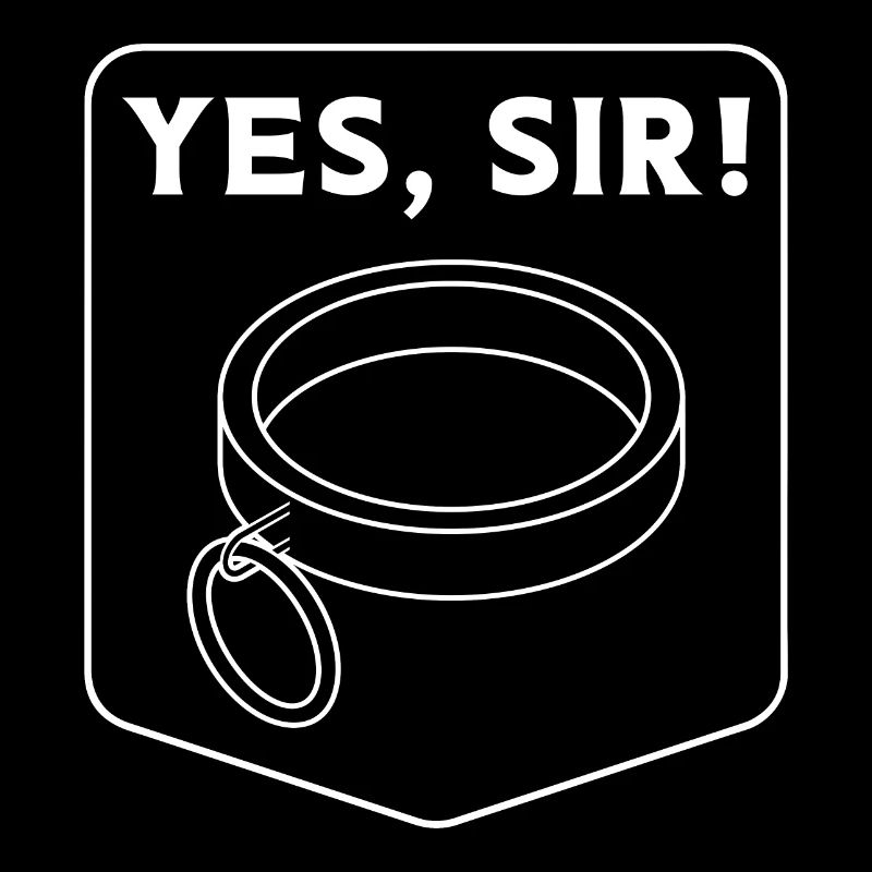 Yes Sir - BDSM Collar Bondage - Sub Gift