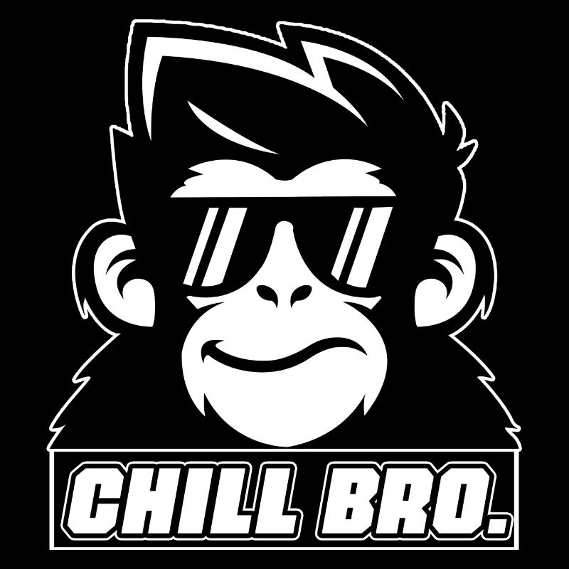 Chill Bro - Cooler Affe mit Sonnebrille Geschenkid