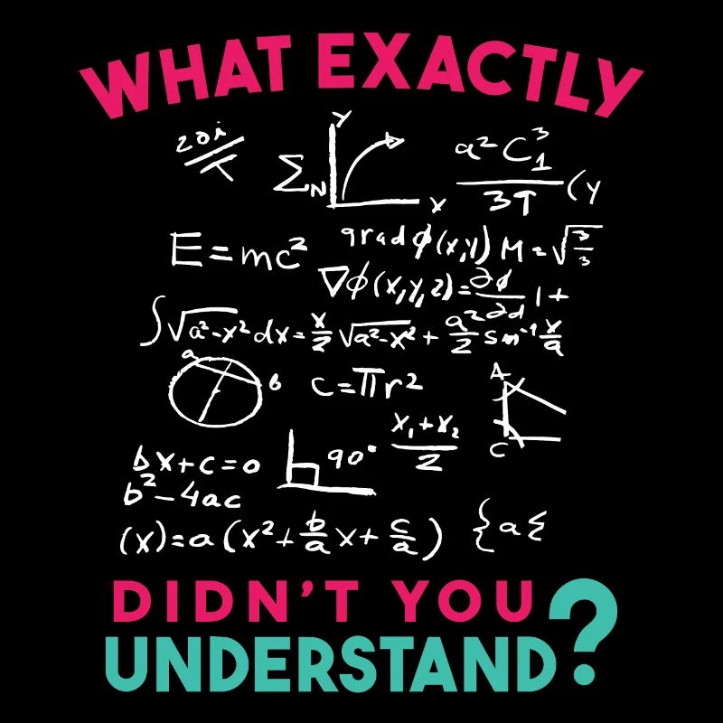 Physik Mathe Formel Scherz