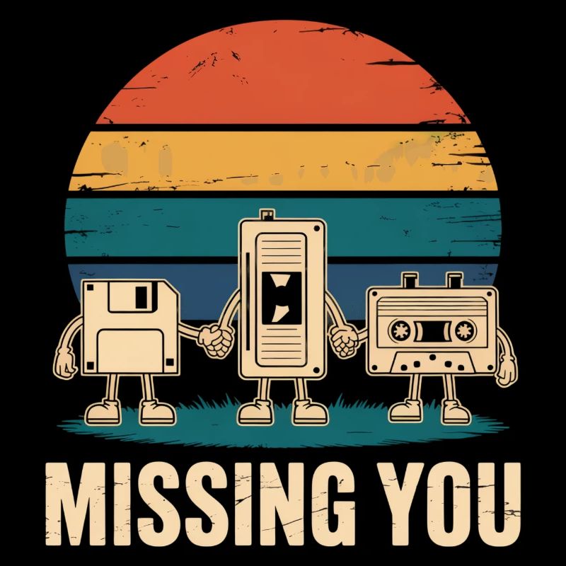 Cassette VHS Floppy Disc Floppy Disk Retro