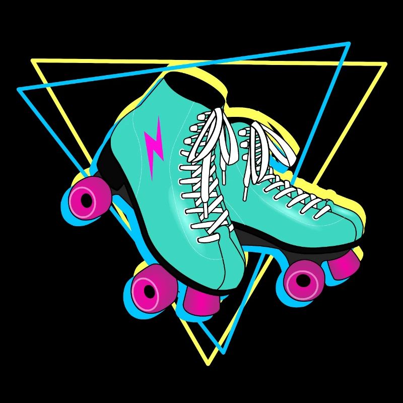 Rollers retro neon
