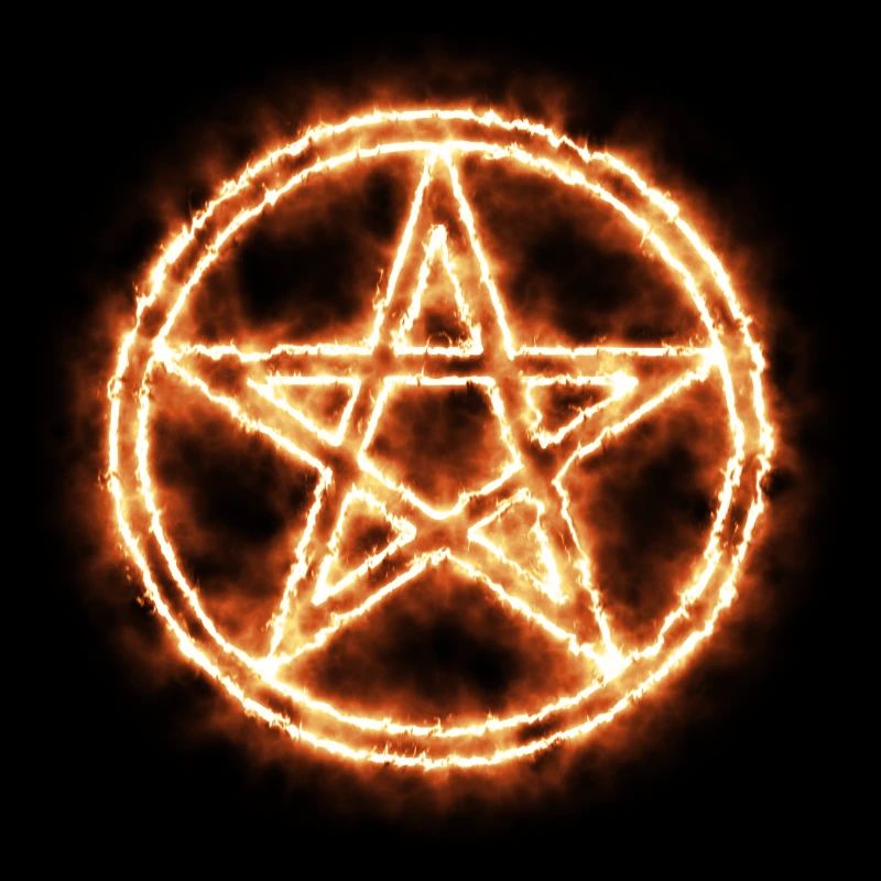Pentagramm Feuer